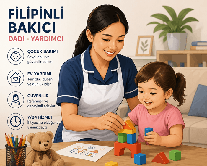 Filipinli Bakıcı Yardımcı Dadı İzmir